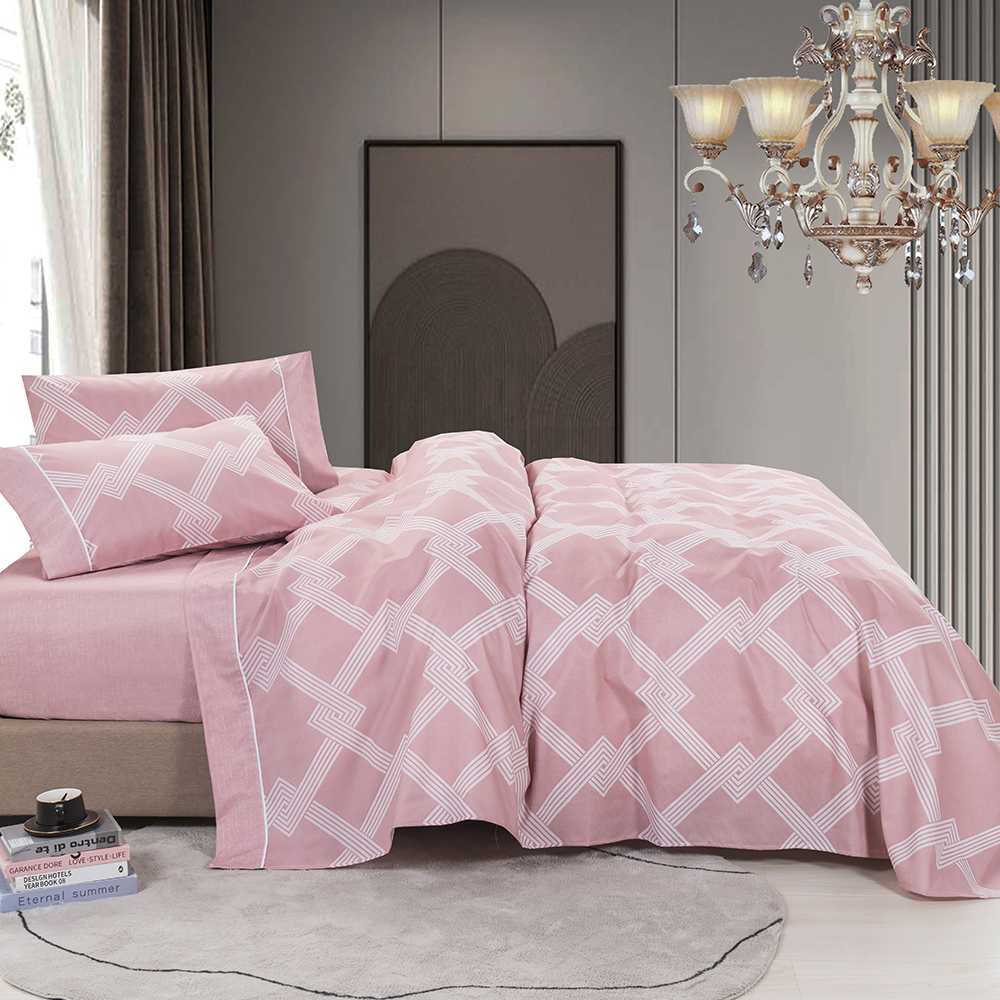 % 99.99 Polyester Twill Dispers Baskılı 4 PC YEDİ SAKIM SET