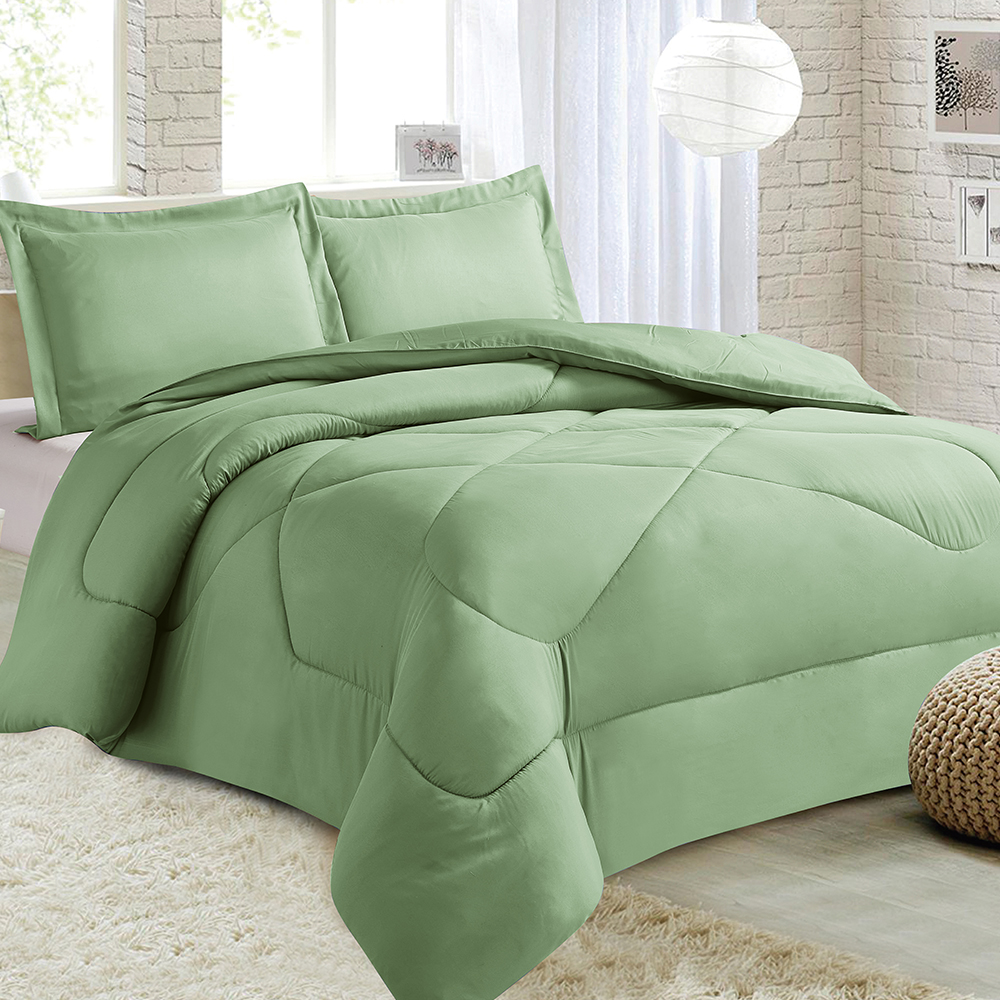% 99.99 Polyester Katı Comforffer 7-parça seti